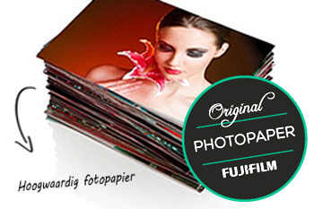 Afdruk op Fujifilm fotopapier in mat, glans of pearl